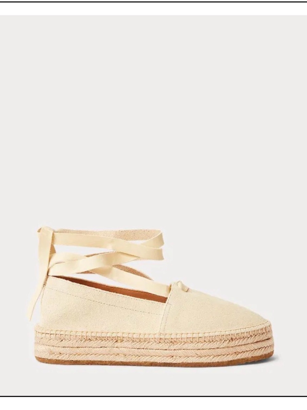 Ralph Lauren RRL Suede Lace-Up Espadrille